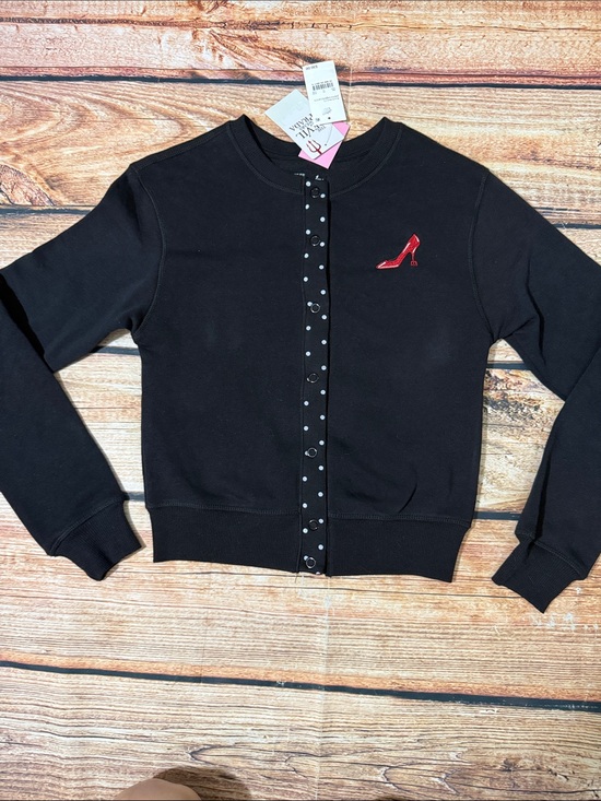 The Devil wears Prada￼ Jackets & Blazers - The Devil Wears Prada Snap-Front Cardigan Sweatshirt | Size XXS NWT